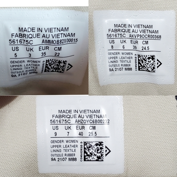 New Converse chuck taylor lift black leather lace up platform high top sneakers - Picture 15 of 16